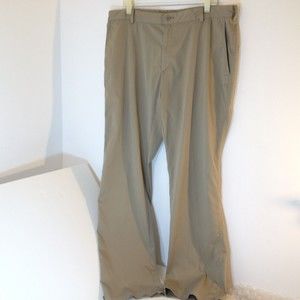 Nike Golf Mens Dri Fit Golf Pants Beige Chino Lightweight Size 38-39 x 34